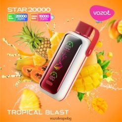 VOZOL Vape Bg - VOZOL STAR 20 000 тропически взрив 26LLP8397