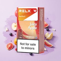 RELX Pod Pro 2 600 пуфове Сочена Ябълка 1.9ml българия вейп