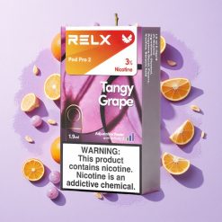 RELX Pod Pro 2 600 пуфове Тангра Грап Никотин 3% българия вейп