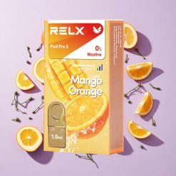 RELX Pod Pro 2 600 пуфове Манго Портокал българия вейп