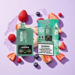 Razz Bar 40000 пуфове Ягода Киви_Синьо Горско Малина 1.0Ohm 2 Mesh Coil българия вейп