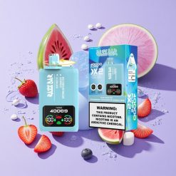 Razz Bar 40000 пуфове Синьо Малинов Лед-Ягода Диня Балончета за Бонбони с Дисплей за Мощност българия вейп
