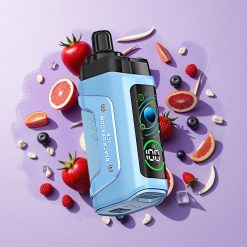 Razz Bar 45000 пуфове Черен Дракон Лед Adjustable Airflow българия вейп