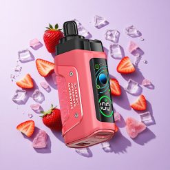 Razz Bar 45000 пуфове Ягода Череша Лед Adjustable Airflow българия вейп